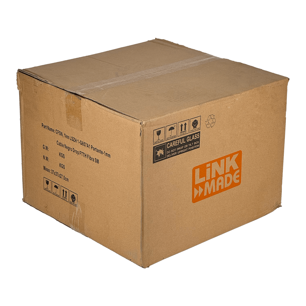 Cable de Fibra Óptica Monomodo 1 Fibra G657A1 LSZH 1mm con Mensajero - CFSN 1