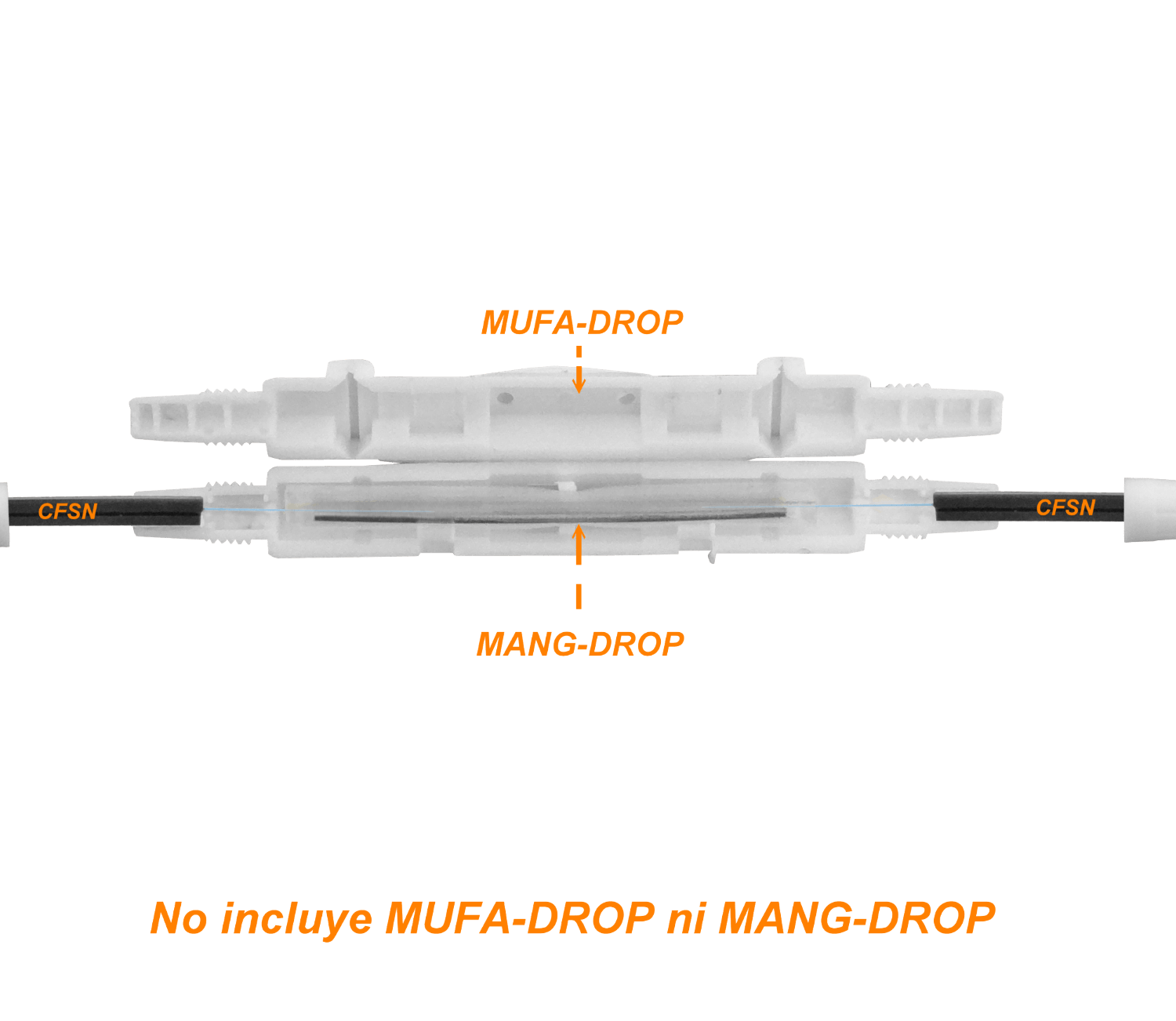 Cable de Fibra Óptica Monomodo 1 Fibra G657A1 LSZH 1mm con Mensajero - CFSN 2