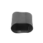 72mm 16cm 2mm Negro Termo Contractil Termoretractil Rigido para Mufa - Miniatura 4