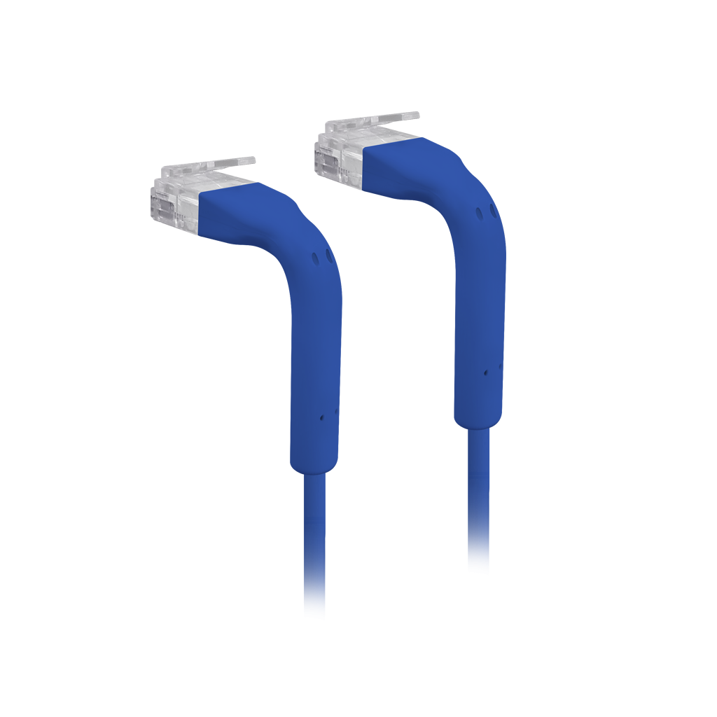 Cable Patch Cat6 Ubiquiti RJ45 Azul 30cm Compacto 1