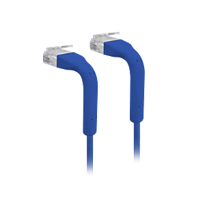 Cable Patch Cat6 Ubiquiti RJ45 Azul 30cm Compacto
