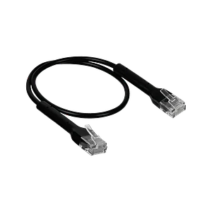 Cable Patch Cat6 Ubiquiti RJ45 Negro 30cm Compacto  