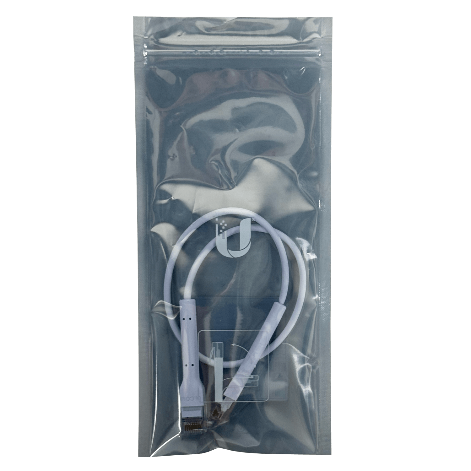 Cable Patch Cat6 Ubiquiti RJ45 Blanco 30cm Compacto 1