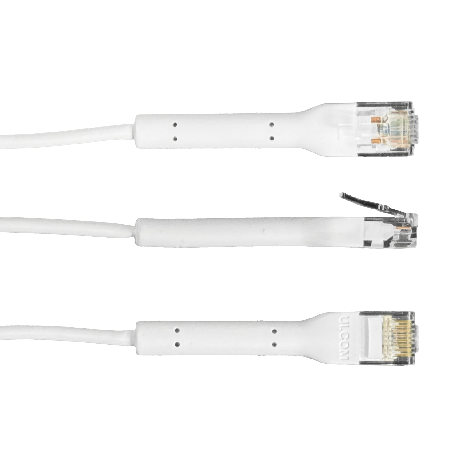 Cable Patch Cat6 Ubiquiti RJ45 Blanco 30cm Compacto 3
