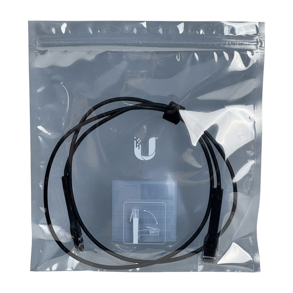 Cable Patch Cat6 Ubiquiti RJ45 Negro 1m 4