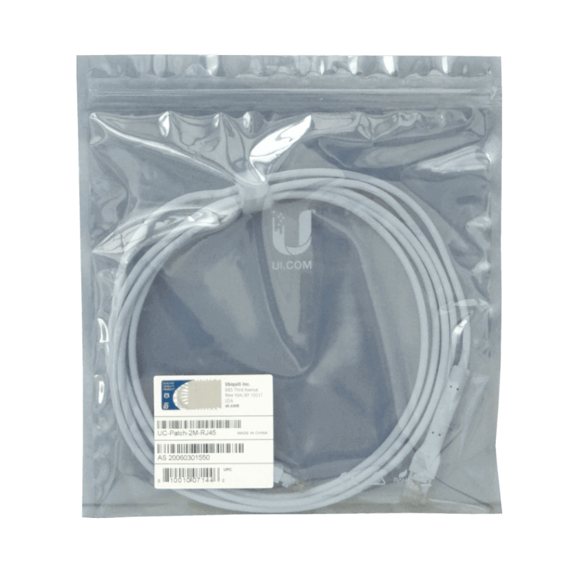 Cable Patch Cat6 Ubiquiti RJ45 Blanco 2m 2