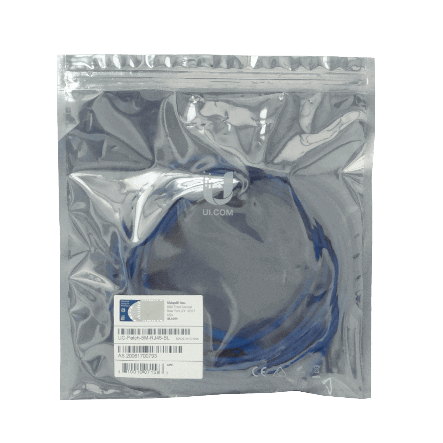 Cable Patch Cat6 Ubiquiti RJ45 Azul 5m 2