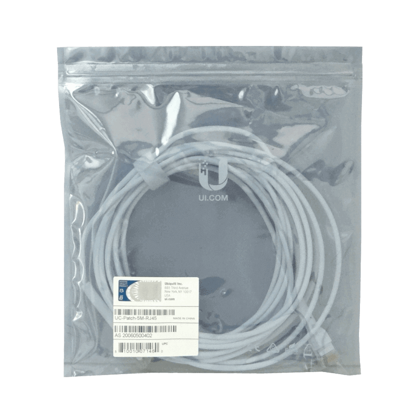 Cable Patch Cat6 Ubiquiti RJ45 Blanco 5m 2