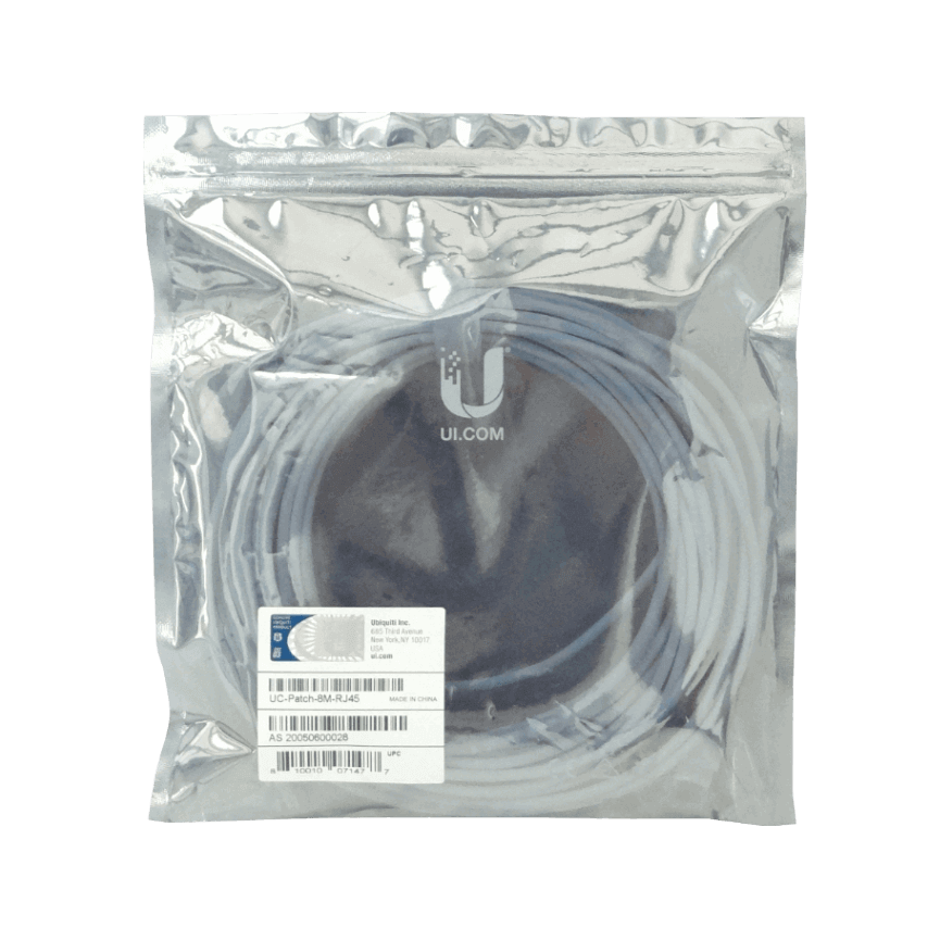Cable Patch Cat6 Ubiquiti RJ45 Blanco 8m   2