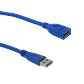 Cable USB3.0 1,5mt A-M A-H AM-AH Extension Pasiva - Miniatura 1