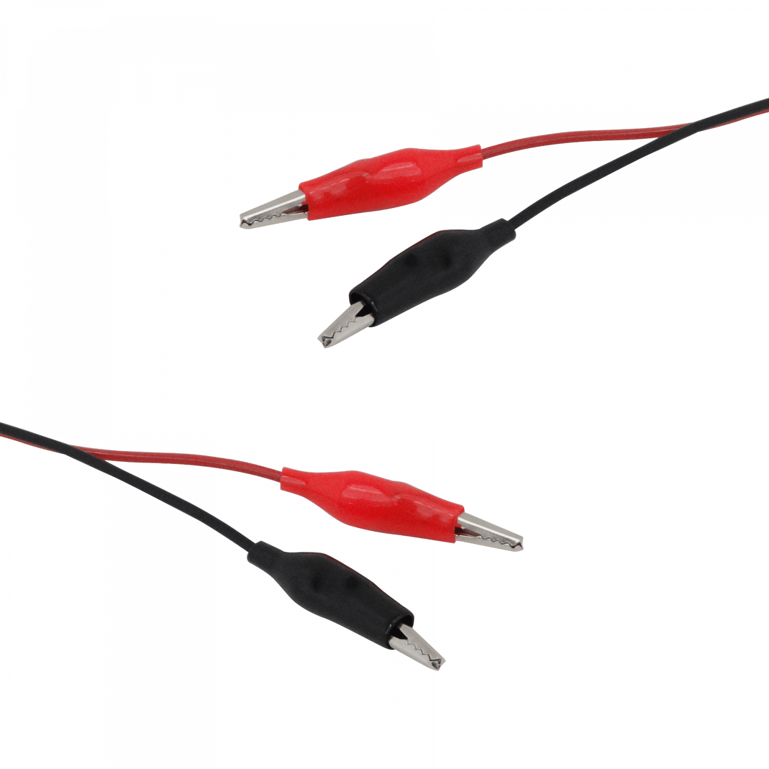 Cable con Pinzas Rojo/Negro 1m (2 Unidades) 1