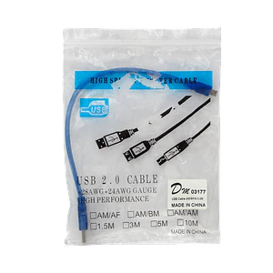 Cable USB A-Macho 5pin-Mini-Macho 0,25mt 25cm