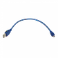 Cable USB A-Macho 5pin-Mini-Macho 0,25mt 25cm - Miniatura 3