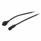Par de Cables 20+20cm Macho-Hembra 2-pin Volantes Conectores Multiuso-DC (Código: PAR-2PIN) - Miniatura 1
