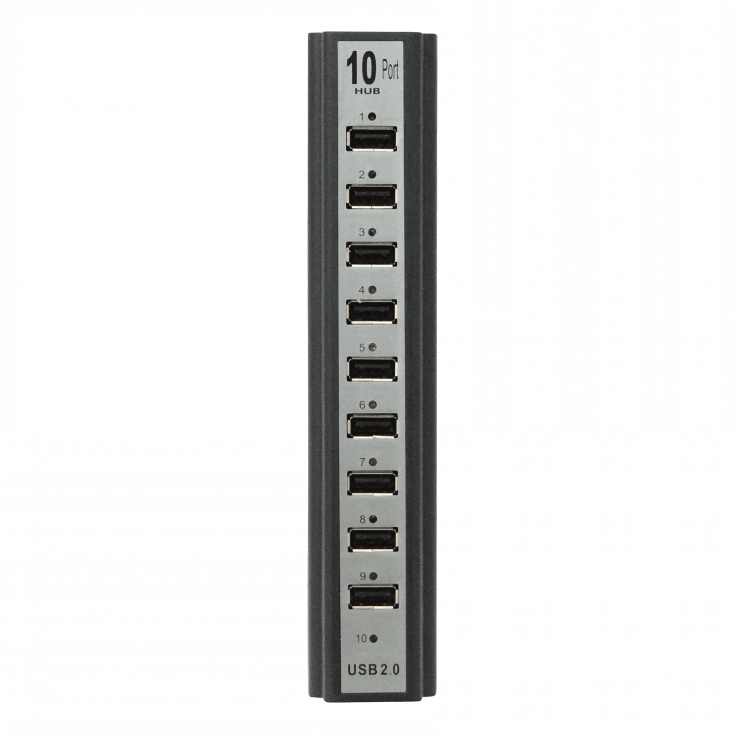 HUB 10-USB2.0 Cargador-2A inc-5VDC/10W 4
