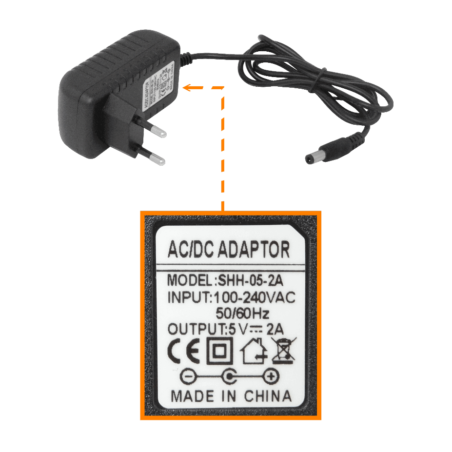 HUB 10-USB2.0 Cargador-2A inc-5VDC/10W 5