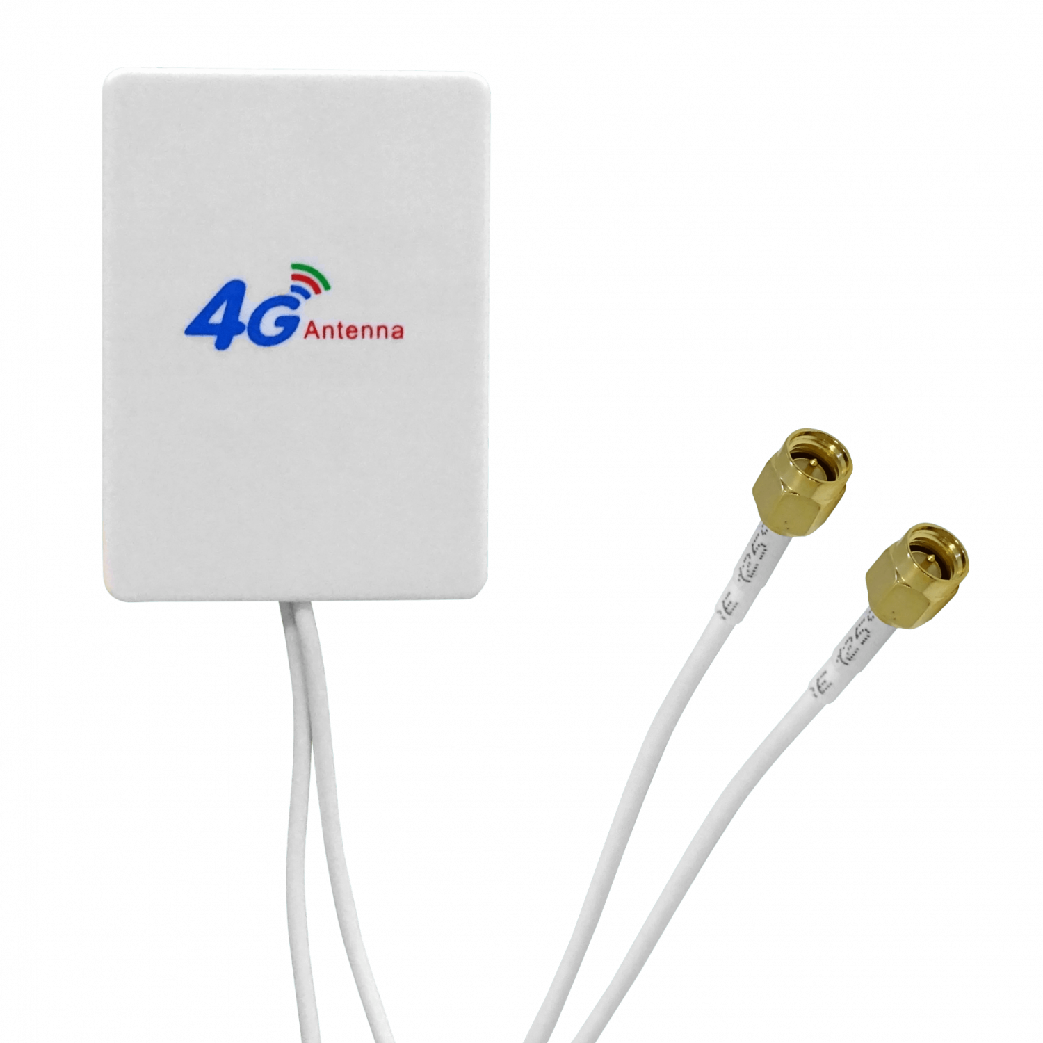 Antena 2x2 SMA-M, 10dBi, 791-2690MHz, 0.8-2.7GHz, 2m Cables (52x73mm) 1
