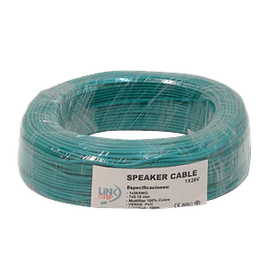 Cable Conductor Verde 1x26AWG Cobre 0,13mm² Aislado PVC 100m