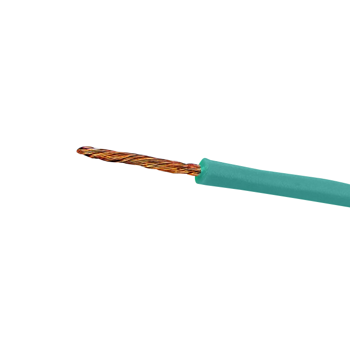 Cable Conductor Verde 1x26AWG Cobre 0,13mm² Aislado PVC 100m 2