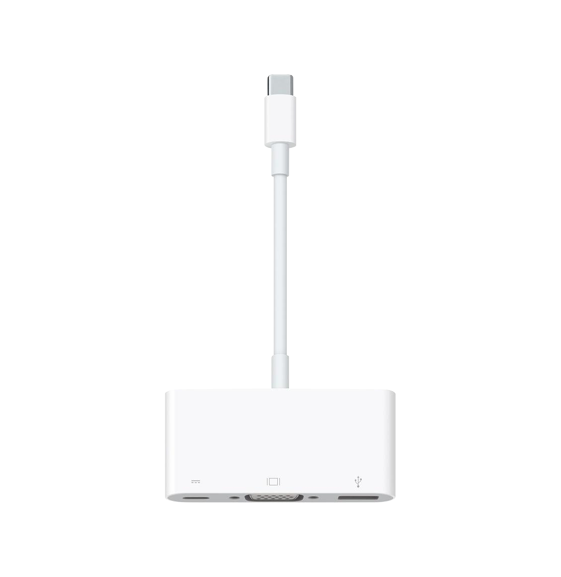 Adaptador Apple Original USB-C a VGA hembra y USB-A modelo A1620 multipuerto 2