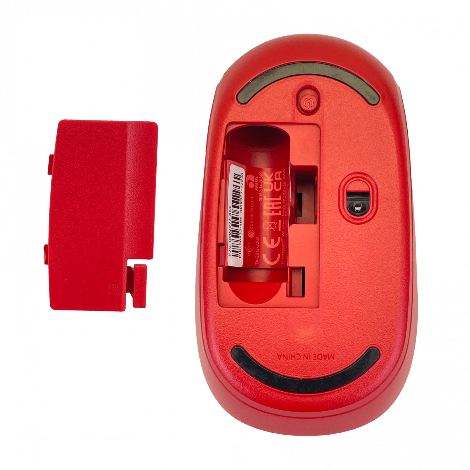 Mouse Rojo USB-AM inalambrico 2,4GHz req/1-AA Flame Red 1