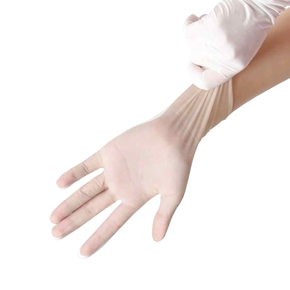 Guantes PVC Blanco Desechables Talla M (50 pares, 100 unidades) 1