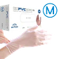 Guantes PVC Blanco Desechables Talla M (50 pares, 100 unidades) - Miniatura 2