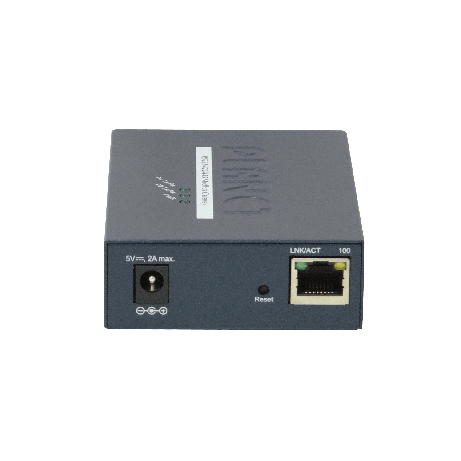 Transceptor Modbus RS232/422/485, 2 DB9, Ethernet 5VDC, PLANET MG-120 6