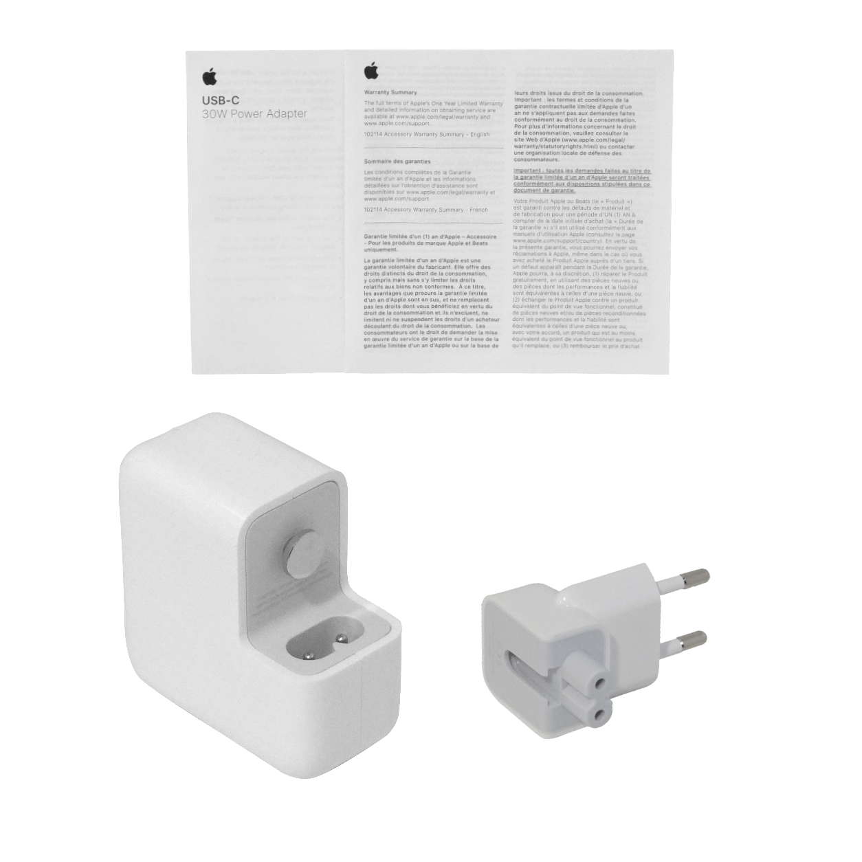 Cargador Original Apple USB C 30W MR2A2ZM/A A1882 6