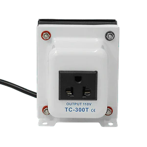 Trasformador 300W MACROTEL, 110V-220VAC, Fusible-5A, Trafo