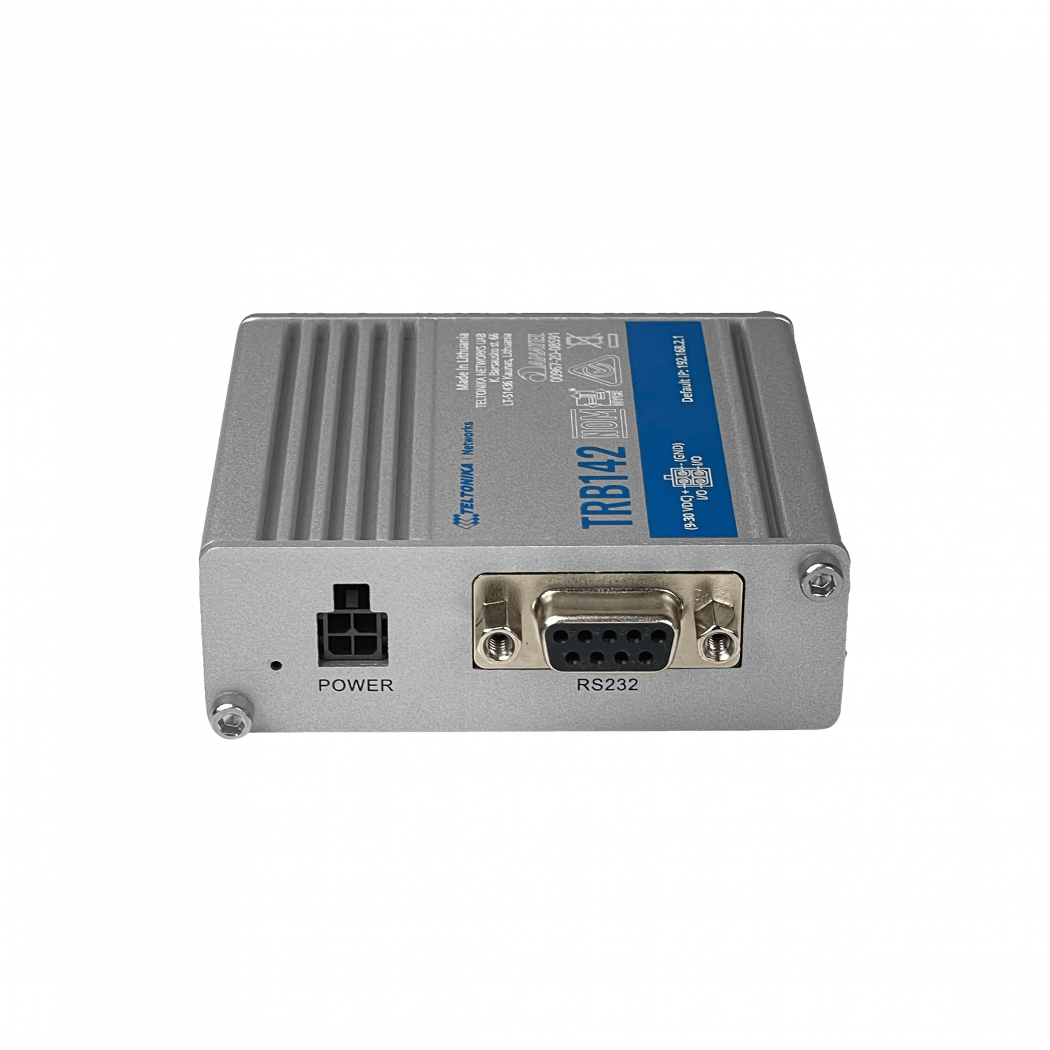 Gateway 4G LTE TELTONIKA TRB142 RS232 Cat1 1 SIM USB 2xI/O 9-30V SMA 7