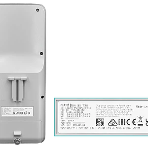 Estación Base MikroTik mANTBox ax 15s - Wi-Fi 6 de Doble Banda para Exteriores