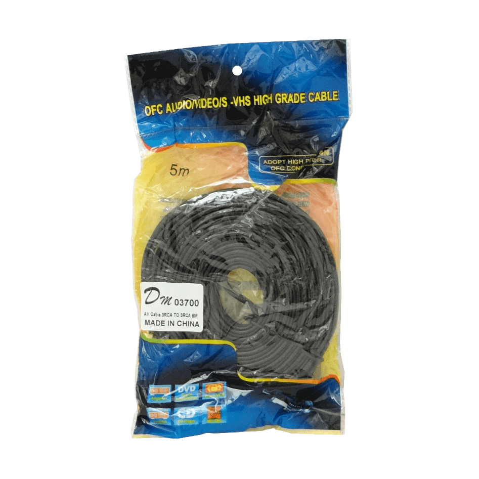 Cable Audio Video 3 RCA Macho a 3 RCA Macho, 5 Metros 2
