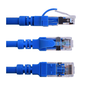 Cable Patch LINKMADE Cat6A U/FTP Azul LSZH, 15m, Inyectado, Multifilar