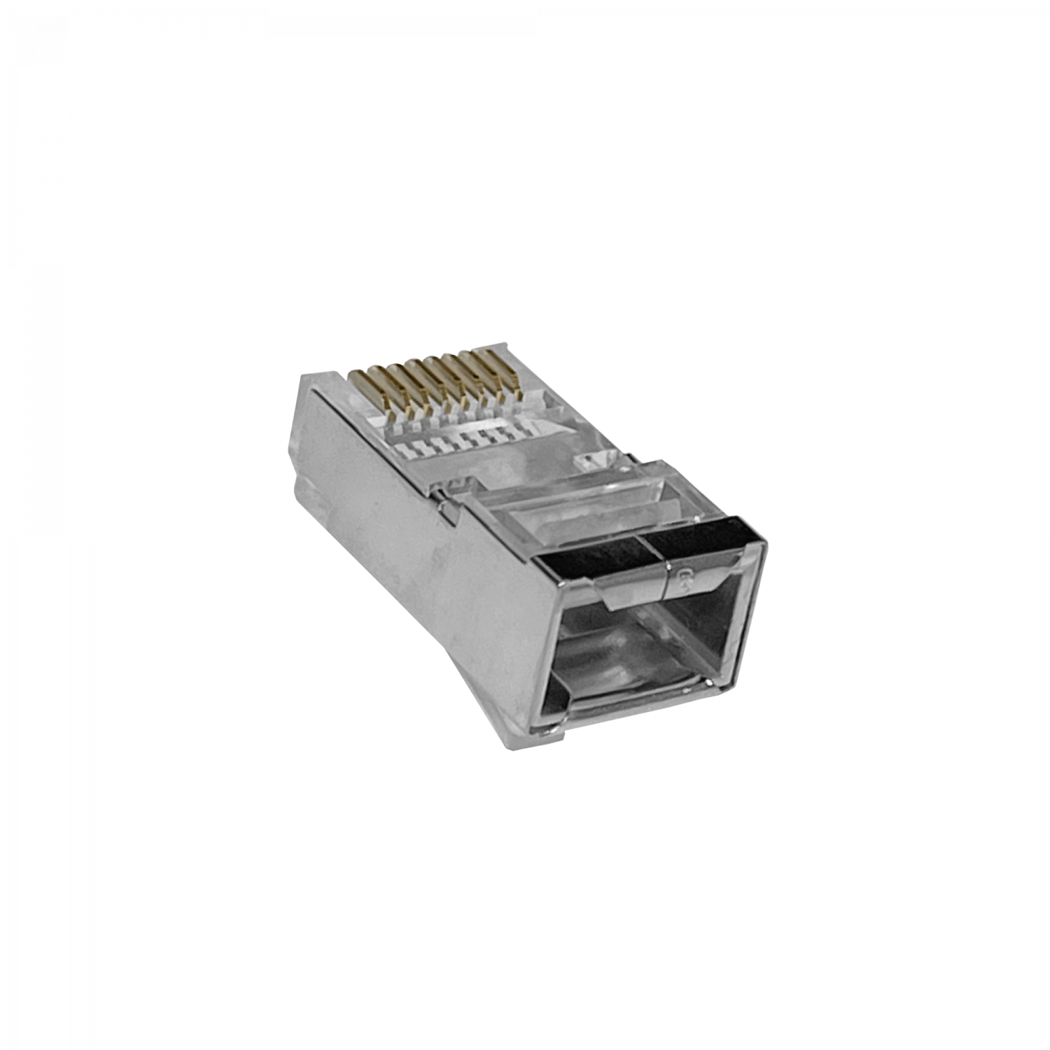 Pack 50 Conectores RJ45 Macho Metálicos Cat6 FTP/STP Unifilar 5