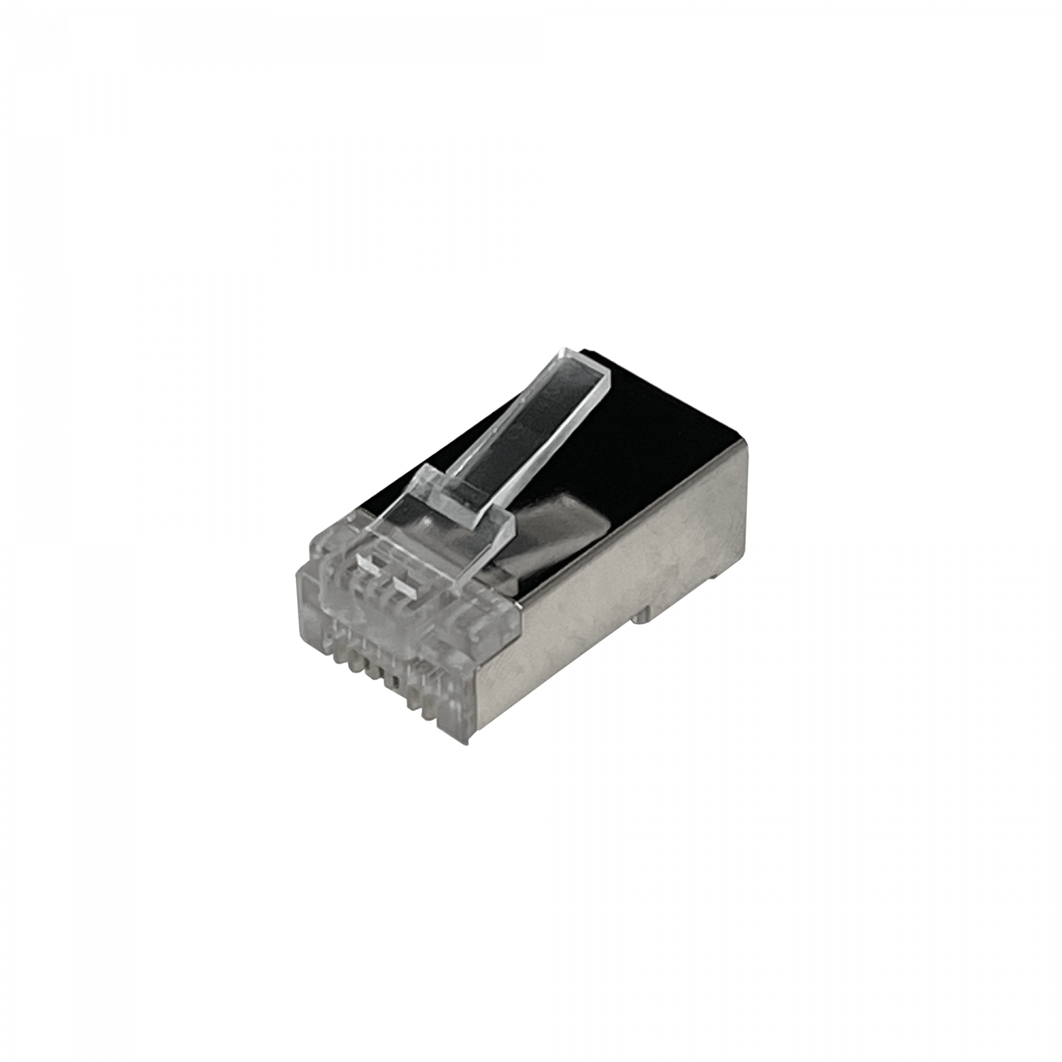 Pack 50 Conectores RJ45 Macho Metálicos Cat6 FTP/STP Unifilar 6