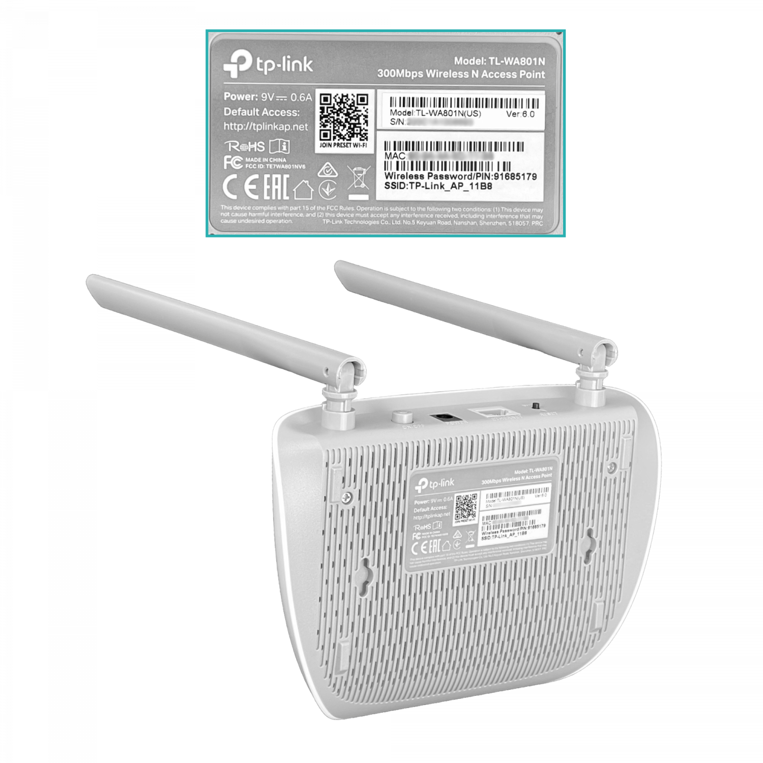 Punto de acceso TP-Link TL-WA801N Wi-Fi N300 con modo repetidor y cliente 2