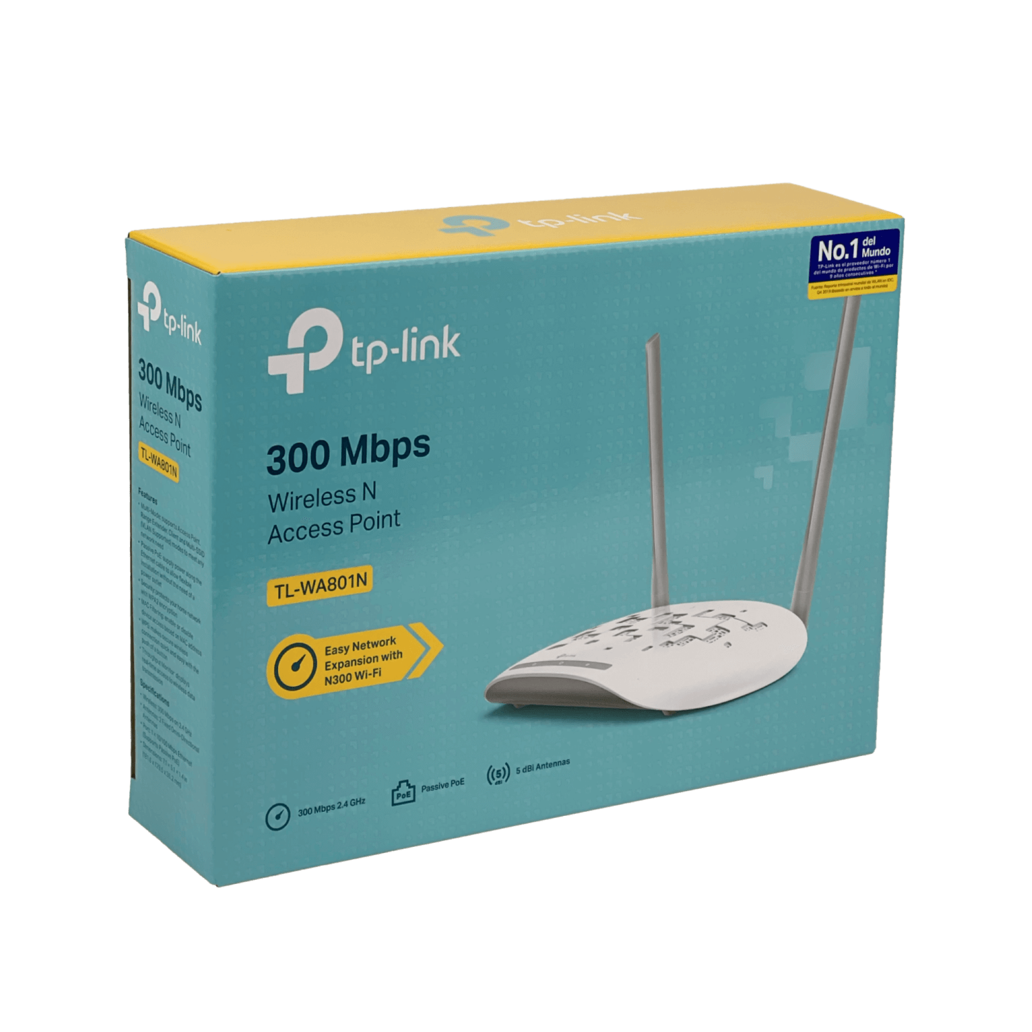Punto de acceso TP-Link TL-WA801N Wi-Fi N300 con modo repetidor y cliente 4
