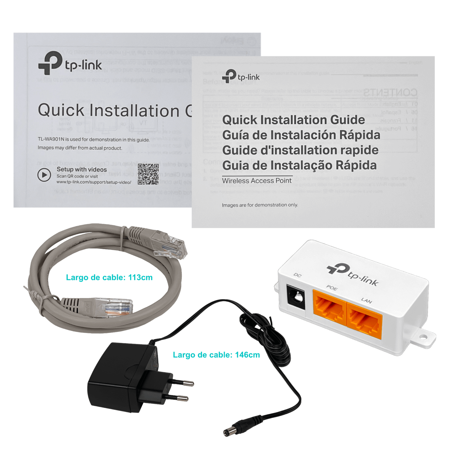 Punto de acceso TP-Link TL-WA801N Wi-Fi N300 con modo repetidor y cliente 5