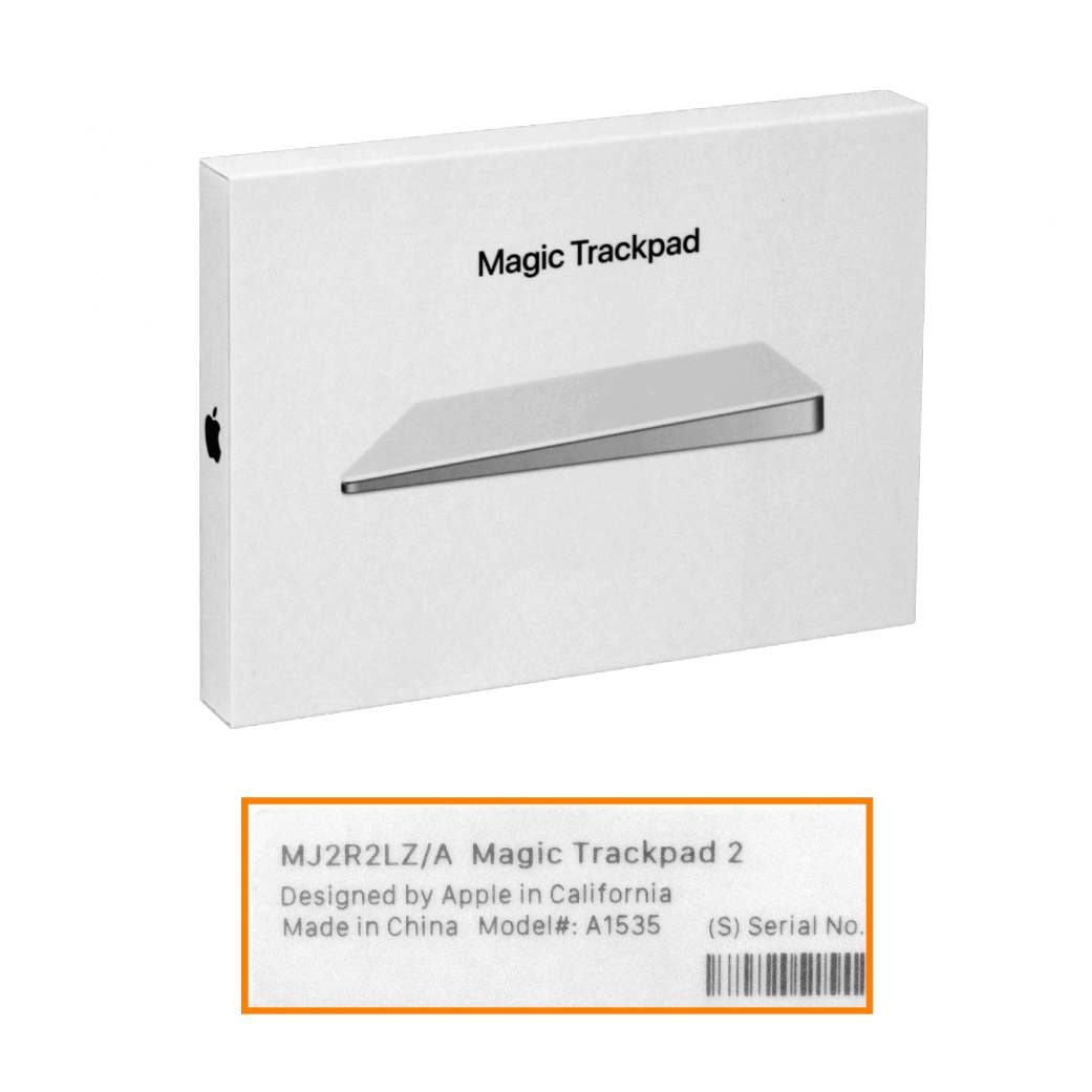 Trackpad Apple Magic Trackpad 2 Bluetooth plata con bateria Litio incluye cable MJ2R2LZ 2