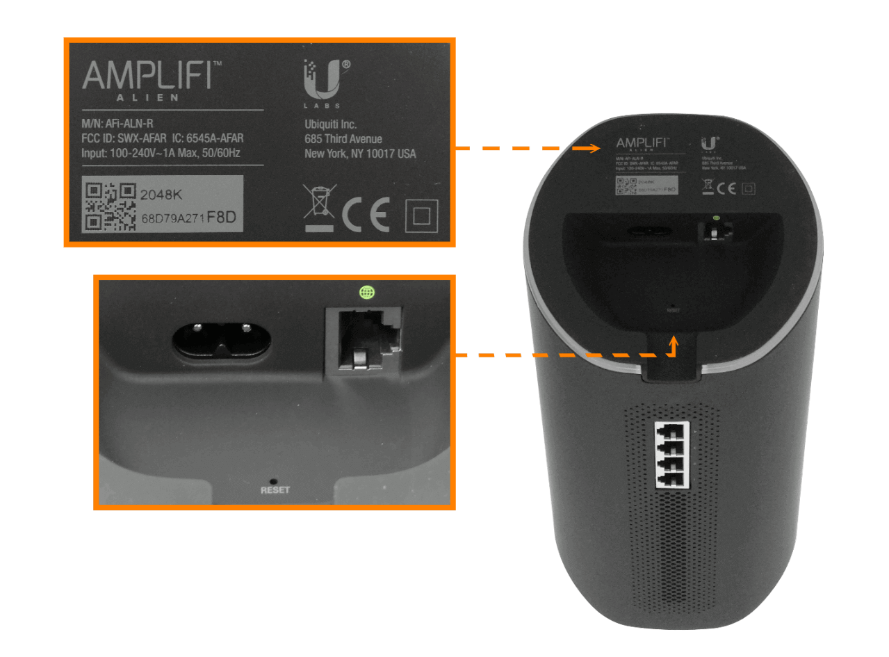 Router AmpliFi Alien WiFi 6, Hasta 7685 Mbps, 5xGigabit, Pantalla Táctil para monitoreo 3