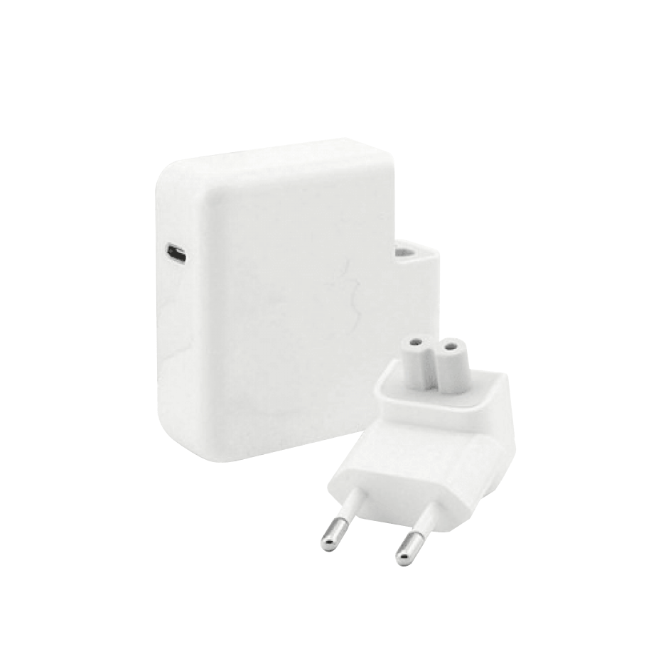 Cargador USB-C Apple Original 61W salida 5.2V 9V 20.2V requiere cable MRW22ZM A1947 1