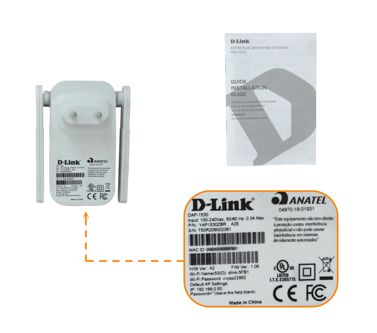 D-link DAP-1530   AC750 Plus Wi-Fi Range Extender 3