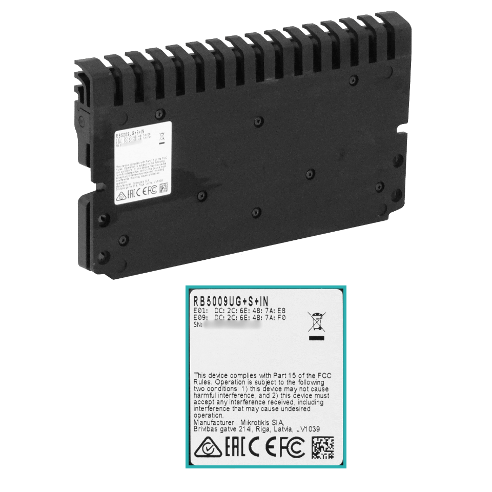 Router MikroTik RB5009UG+S+IN - x7 Puertos, x1 2.5G, x1 SFP+ 10G, CPU Quad-Core 1.4GHz, 1GB RAM 7