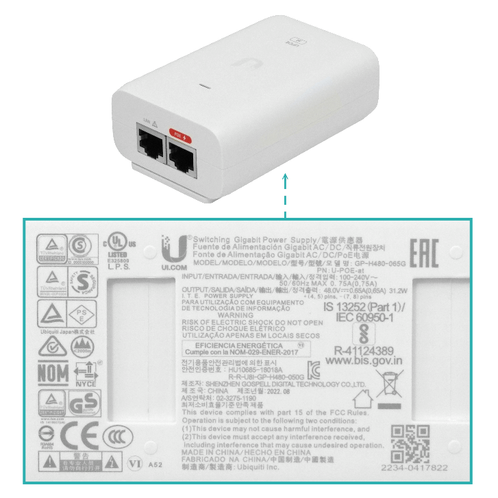 Estación PtMP 60 GHz, Alcance 8 km, 2 Gbps, WiFi 6, PoE, Ubiquiti Wave-LR 4