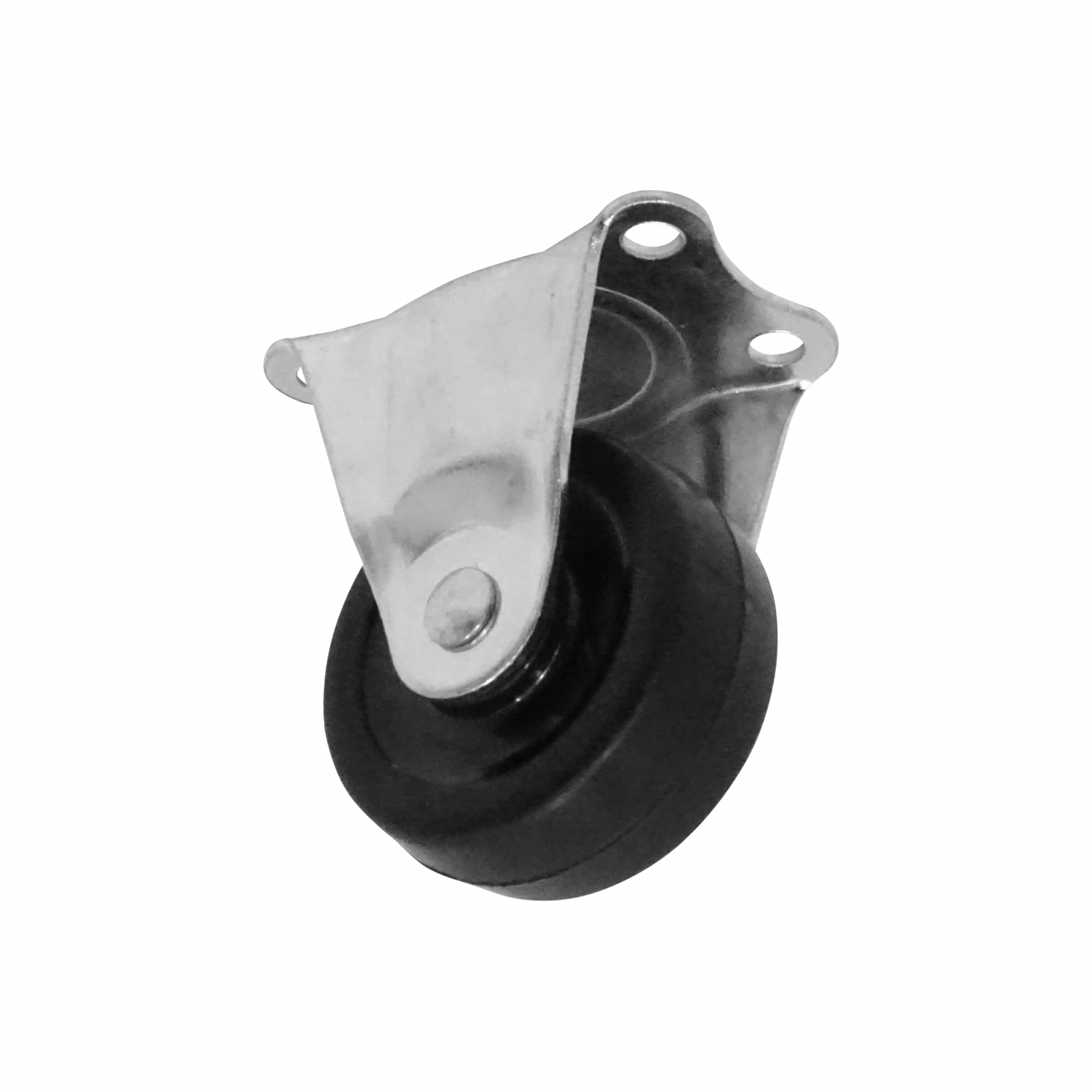 Rueda 2-pulgadas Fija Negra Soporta-25Kg 40x57,5x66mm 2