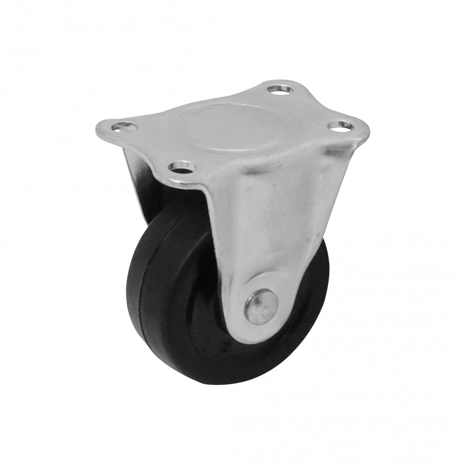 Rueda 2-pulgadas Fija Negra Soporta-25Kg 40x57,5x66mm 3