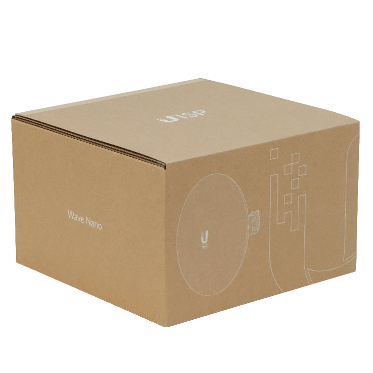 Puente Inalámbrico de Alta Velocidad, 60 GHz, Diseño Compacto y Blanco, Ubiquiti UISP Wave Nano 1