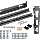 MIKROTIK Bastidor Simple Negro 2-Pilares 507mm-Altura Desarmado SR-10U - Miniatura 1