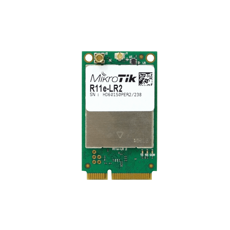 Tarjeta de Red MikroTik R11E-LR2 2.4GHz LoRaWAN MiniPCIe LBT U.FL 2